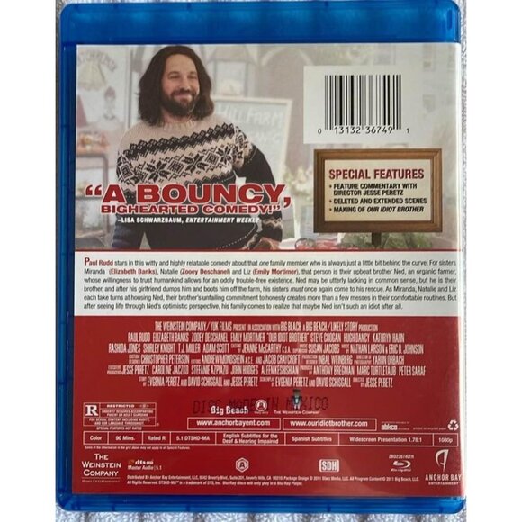 Our Idiot Brother (Blu-ray) - Paul Rudd, Elizabeth Banks - Picture 2 of 4